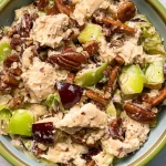 Delicious Apple Pecan Chicken Salad in a Bowl