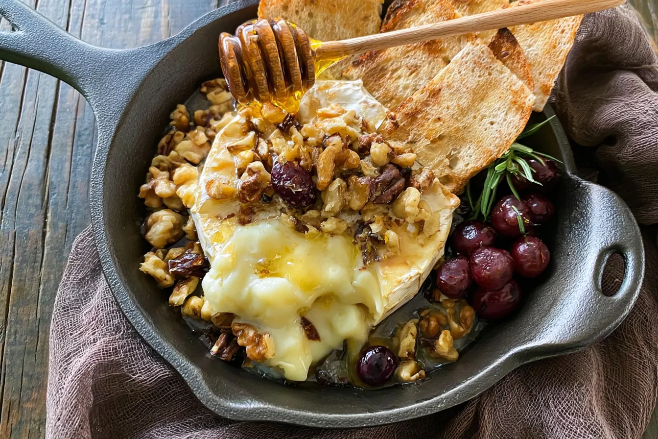 Baked Brie with Honey and Walnuts: A Delicious Delight 1 Baked Brie with Honey and Walnuts - Decadent Appetizer