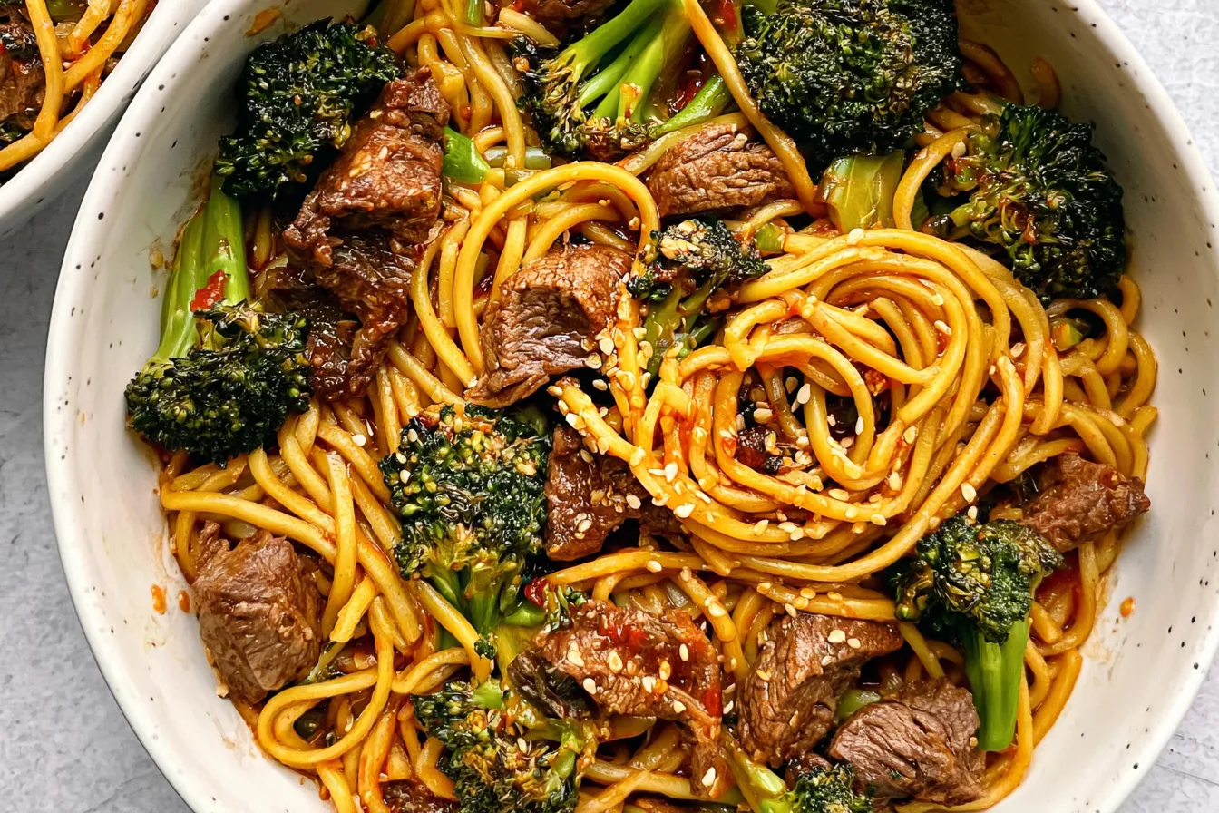 Beef and Broccoli Lo Mein