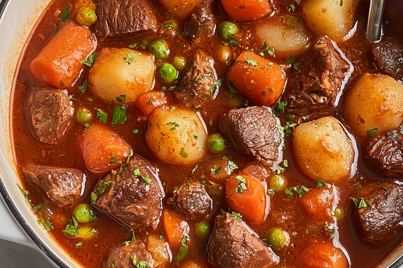 Delicious Beef Stew in a Bowl