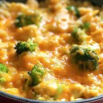 Cheesy Chicken and Rice Skillet in a Pan