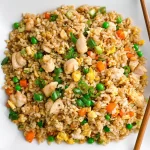 Colorful Chicken Fried Rice Bowl