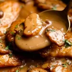 Chicken Marsala Served with Fresh Herbs