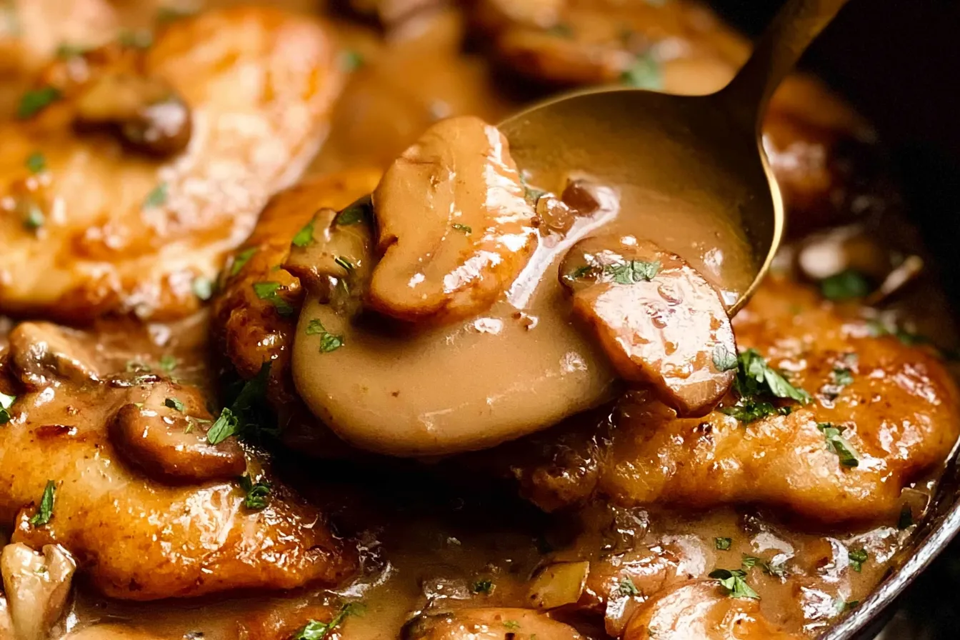 Chicken Marsala: A Deliciously Simple Dinner Delight 1 Chicken Marsala Served with Fresh Herbs