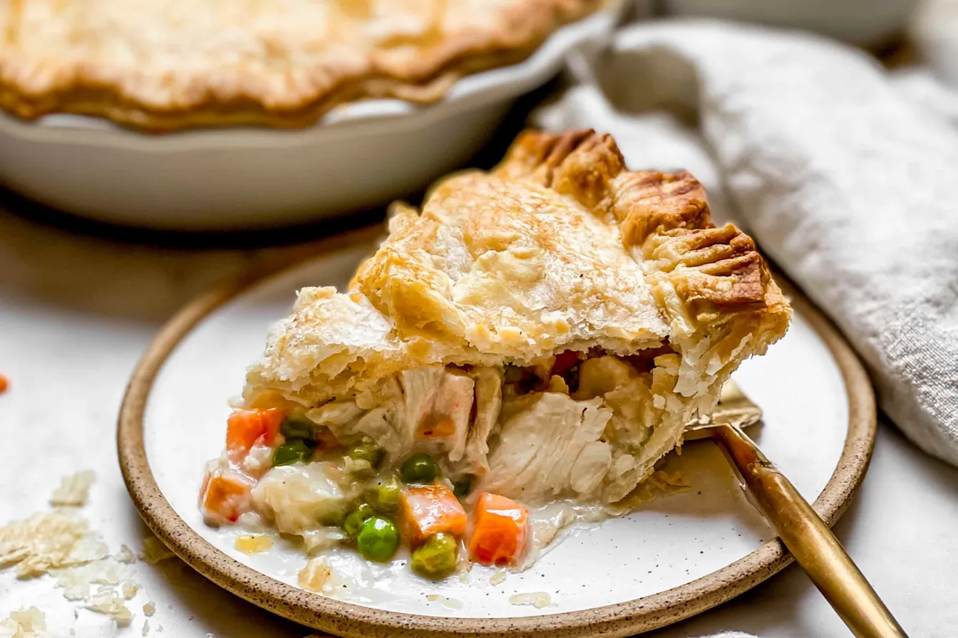 Delicious Chicken Pot Pie Freshly Baked