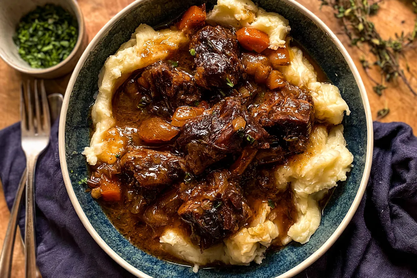 Cider Braised Short Ribs - Comfort Food Heaven