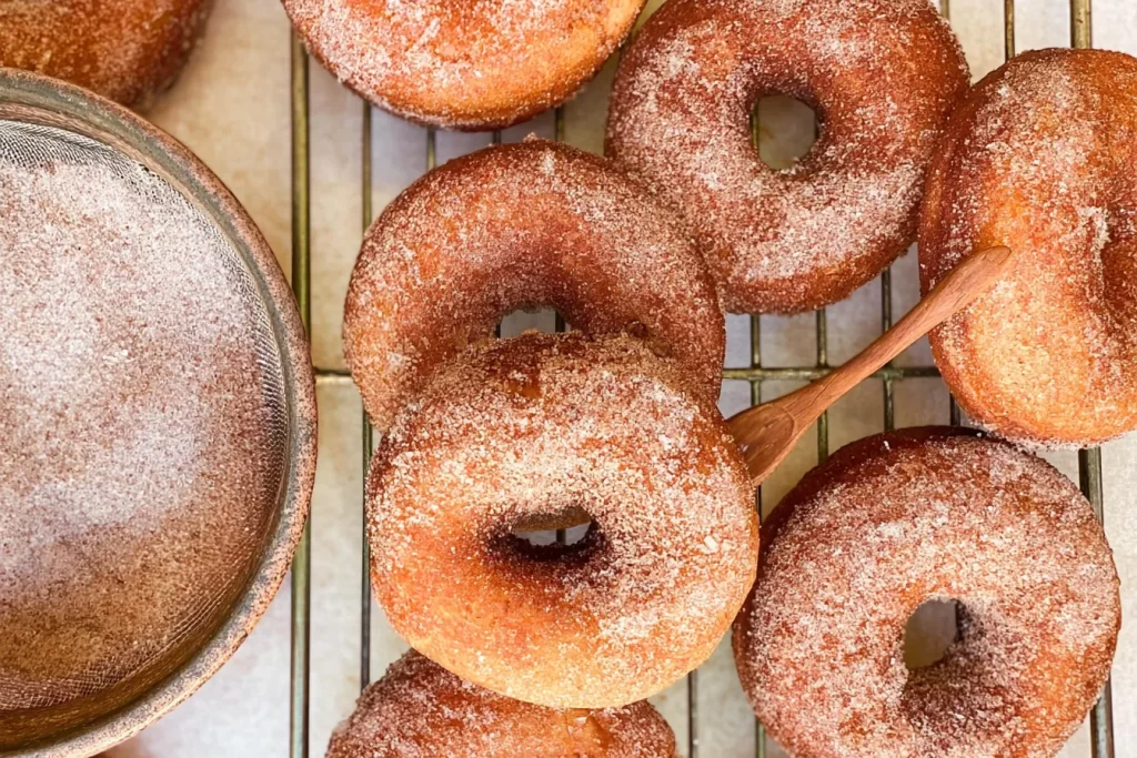Delicious Cinnamon Sugar Donuts