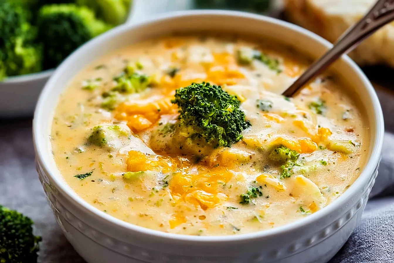 Creamy Broccoli Cheddar Soup