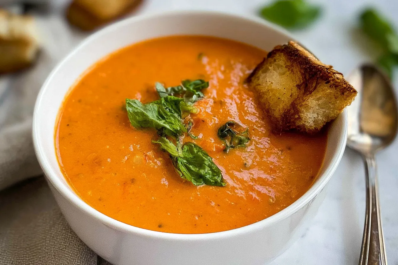 Creamy Tomato Basil Soup: A Delightful Comfort Recipe 2 Creamy Tomato Basil Soup