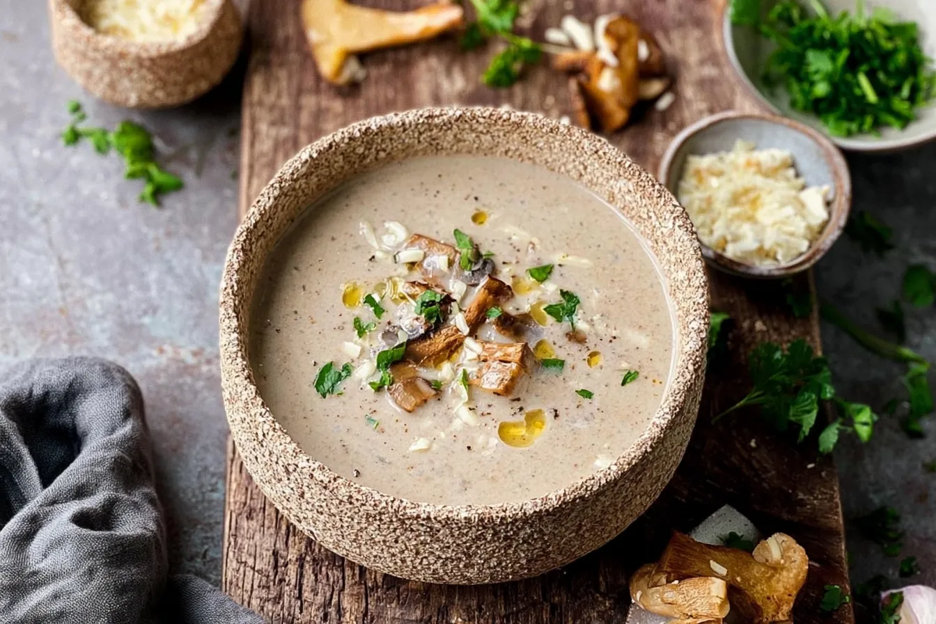 Creamy Wild Mushroom Soup: A Cozy Delight for Fall 2 Creamy Wild Mushroom Soup