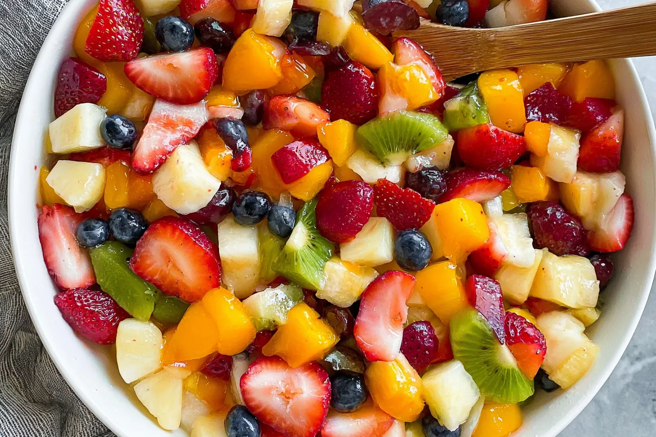 Fall Fruit Salad with Honey Lime Dressing: A Delicious Treat 1 Colorful Fall Fruit Salad with Honey Lime Dressing