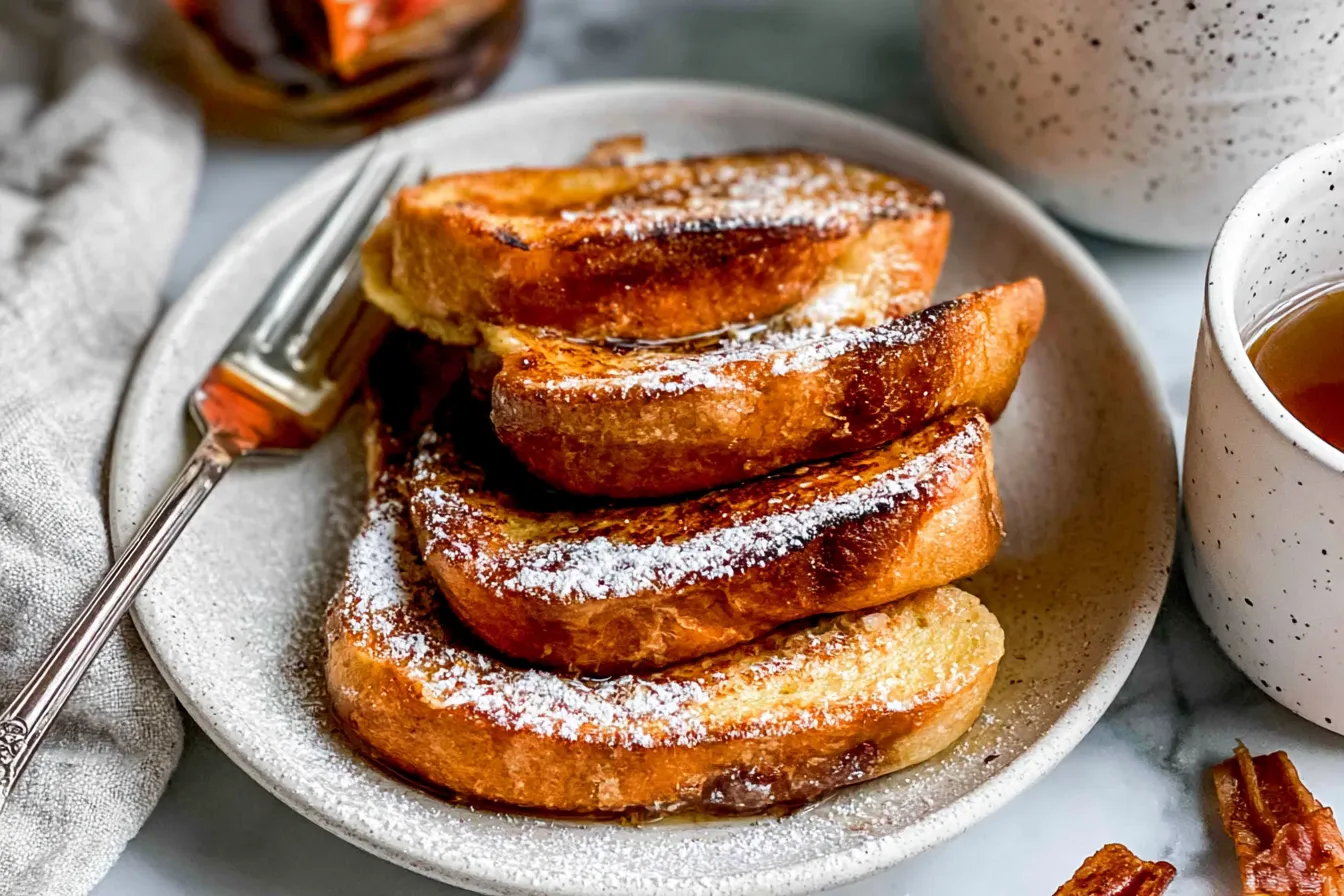 Delicious French Toast Served with Berries