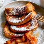 Fluffy French Toast with Maple Syrup
