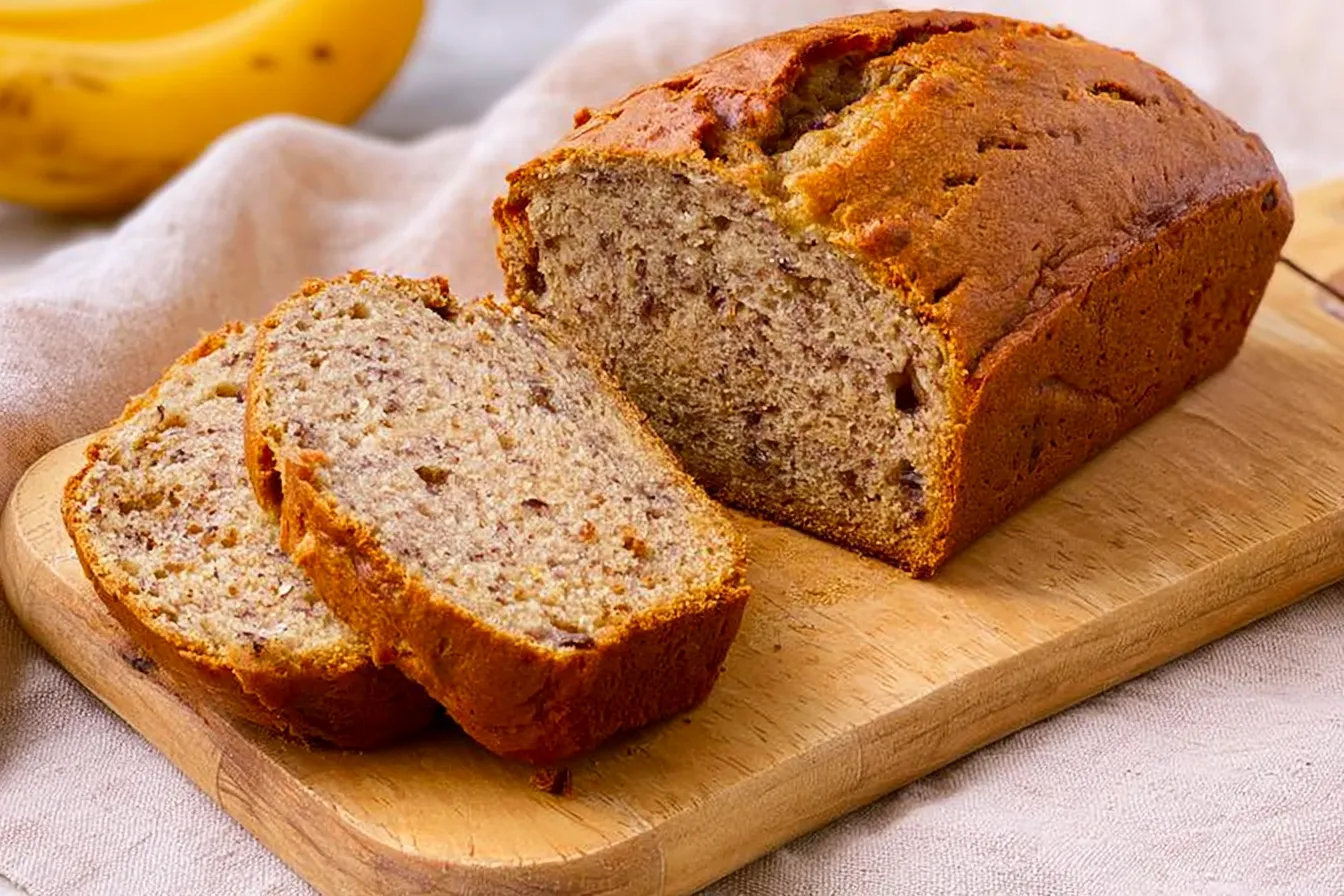 Perfectly Baked Homemade Banana Bread