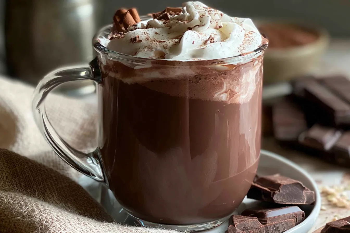Rich and Creamy Hot Chocolate in a Cozy Mug
