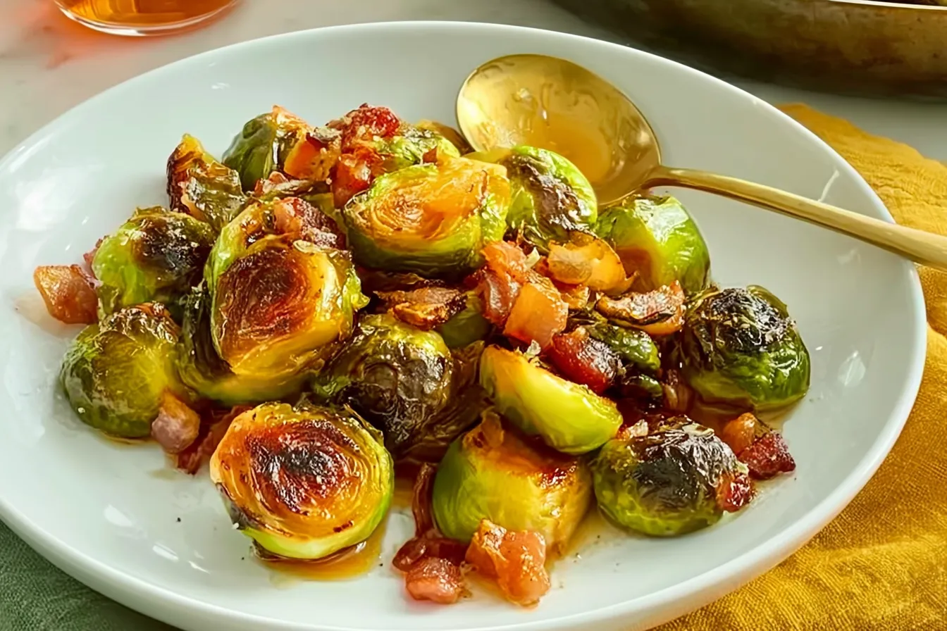 Maple Bacon Brussels Sprouts: Irresistibly Delicious Side Dish 2 Maple Bacon Brussels Sprouts