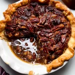 Maple Pecan Pie Freshly Baked