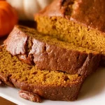 Delicious Homemade Pumpkin Bread Slices