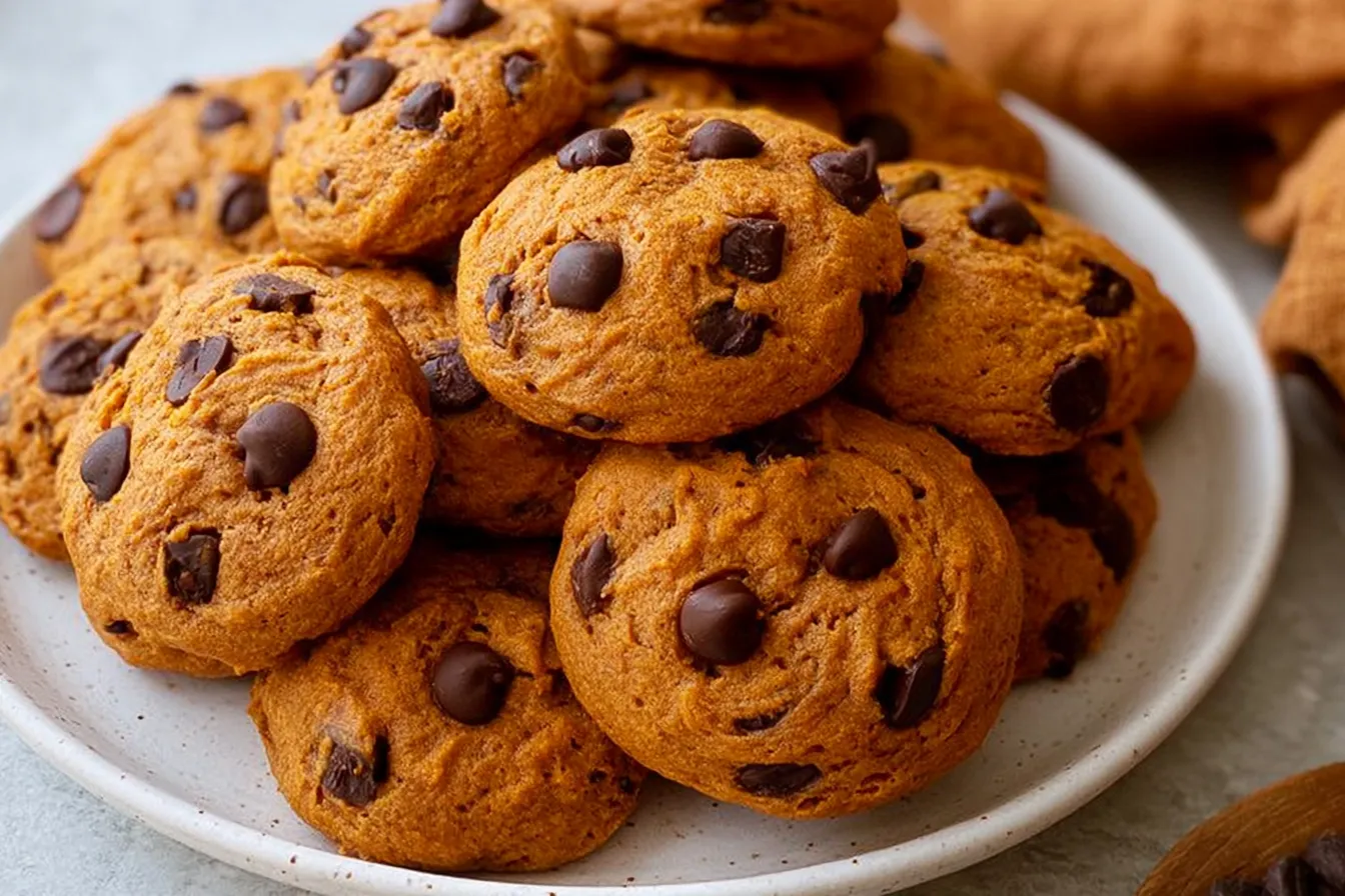 Pumpkin Chocolate Chip Cookies That Will Make You Smile 2 Pumpkin Chocolate Chip Cookies