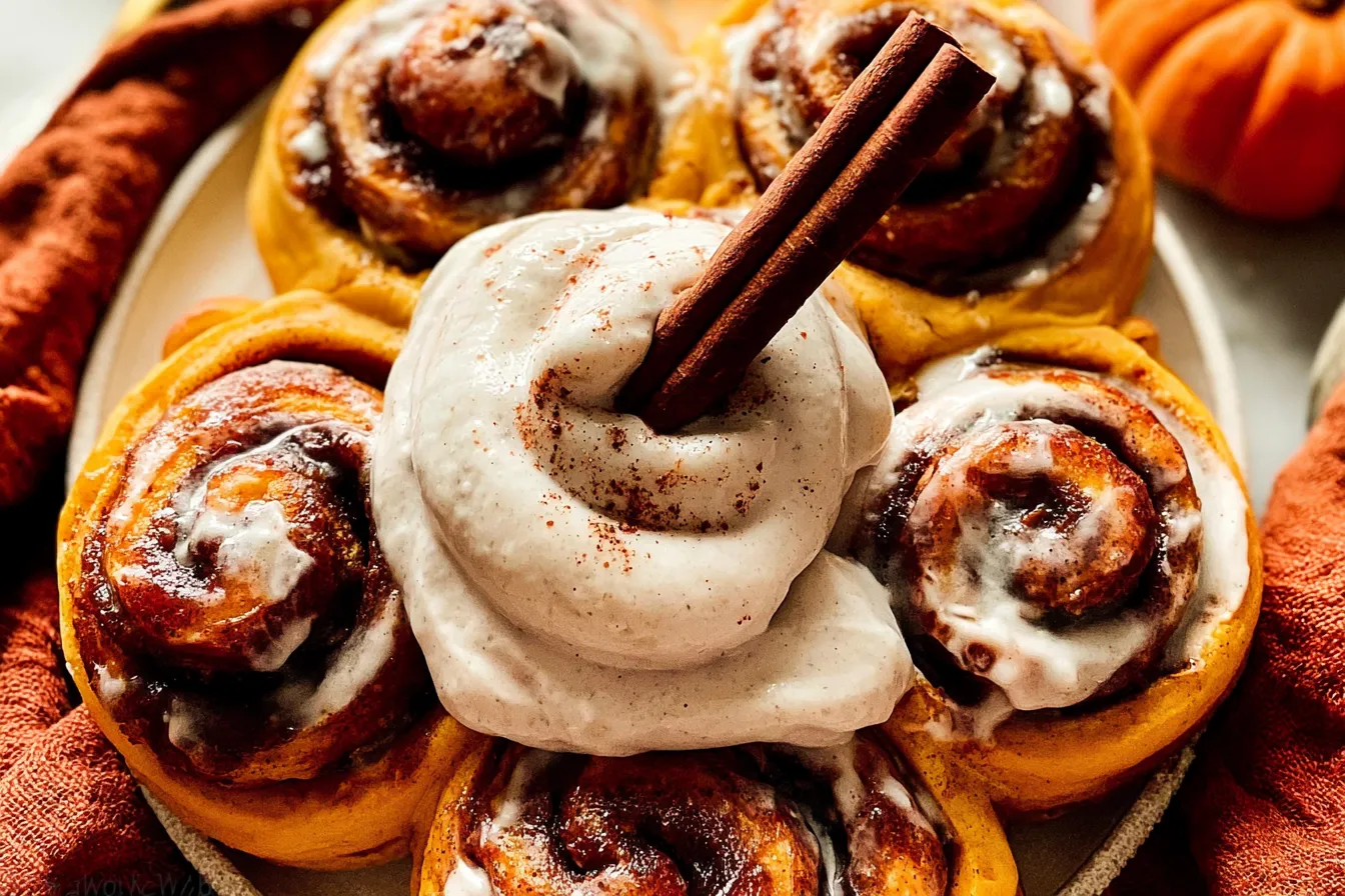 Pumpkin Cinnamon Rolls