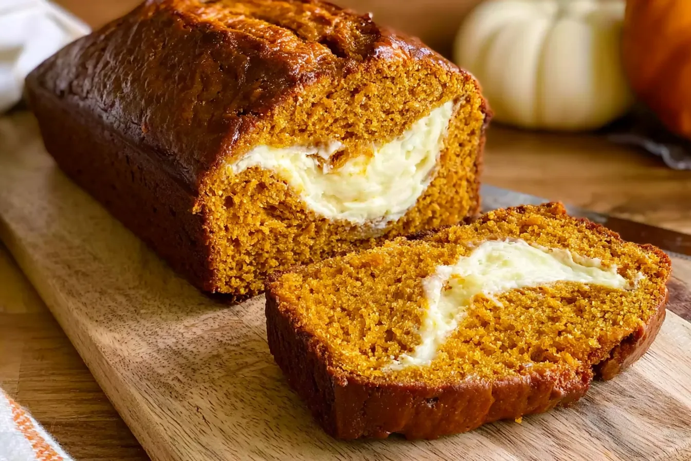 Pumpkin Cream Cheese Bread