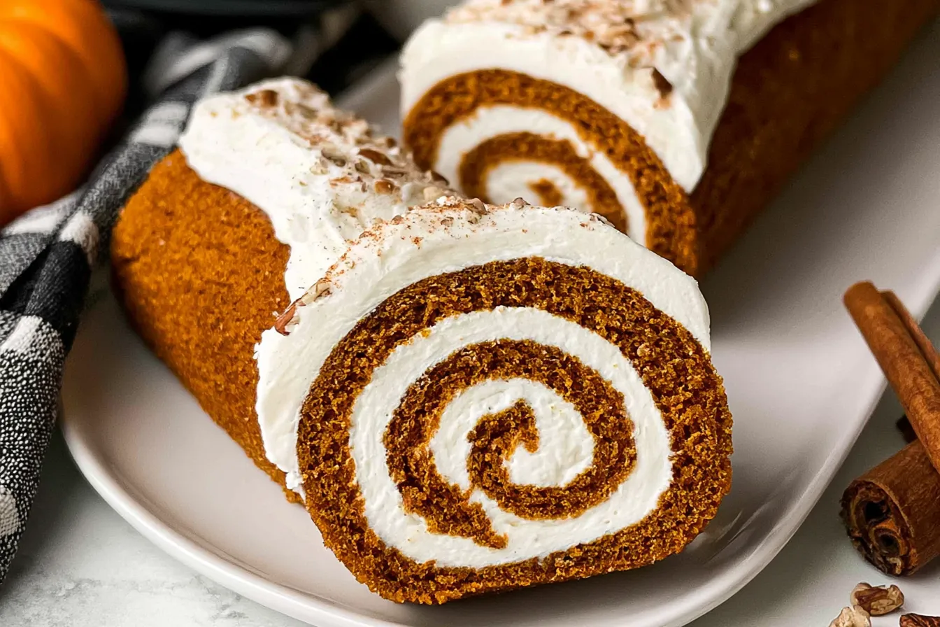 Pumpkin Roll Cake