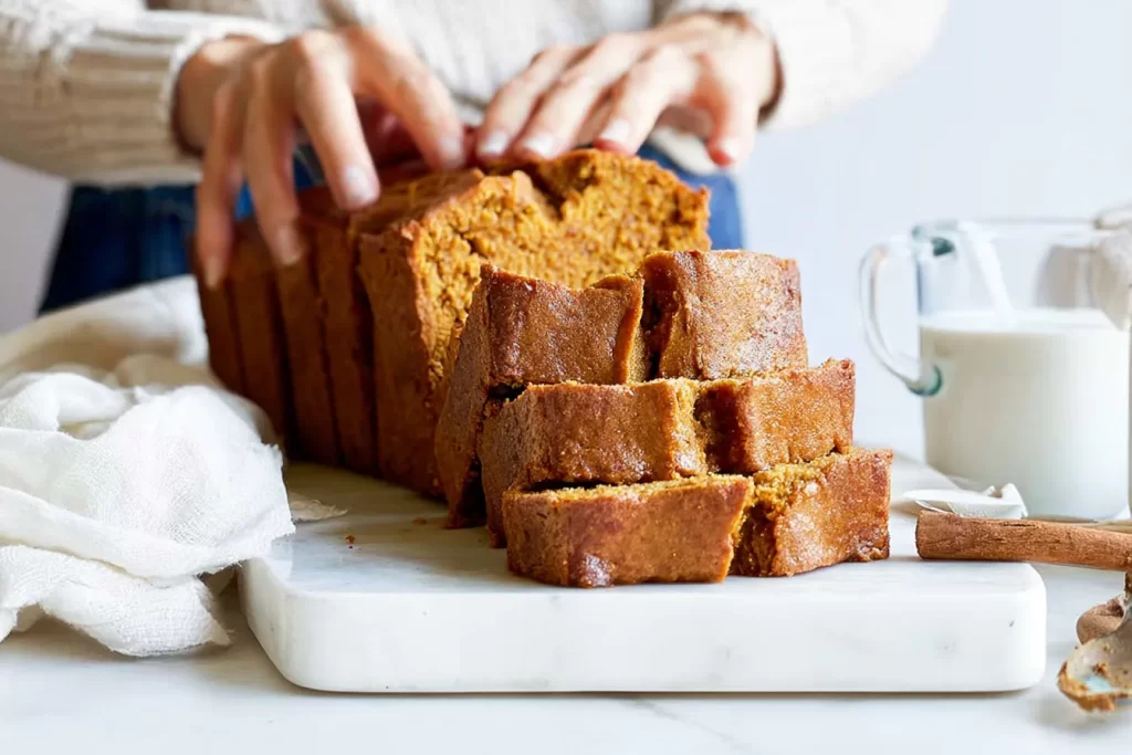 Delicious Pumpkin Spice Bread Freshly Baked