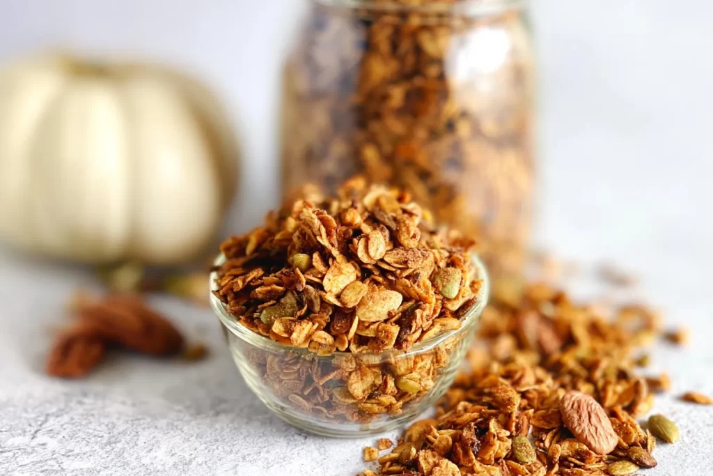 Pumpkin Spice Granola Bowl: A Sweet Fall Delight