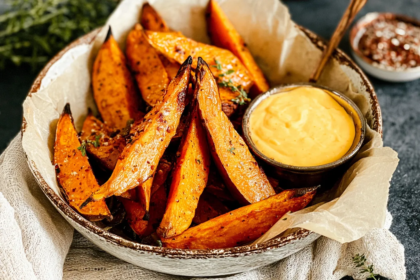 Roasted Sweet Potato Wedges