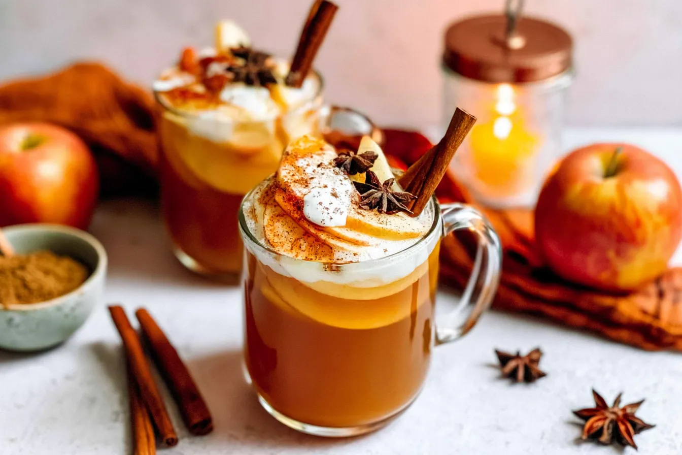 Warm Spiced Apple Cider in a Mug