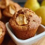 Delicious Spiced Pear Muffins Freshly Baked