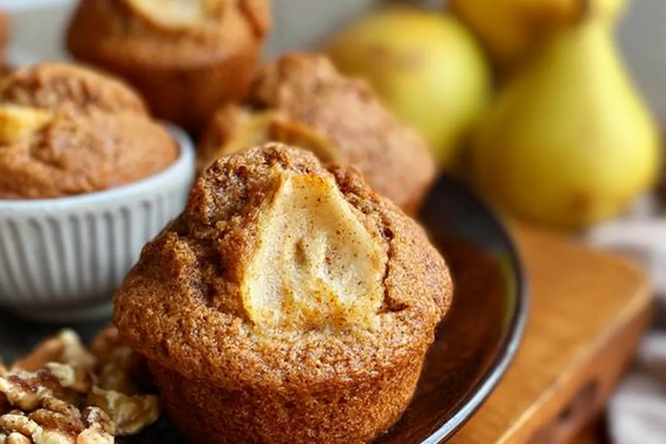 Spiced Pear Muffins