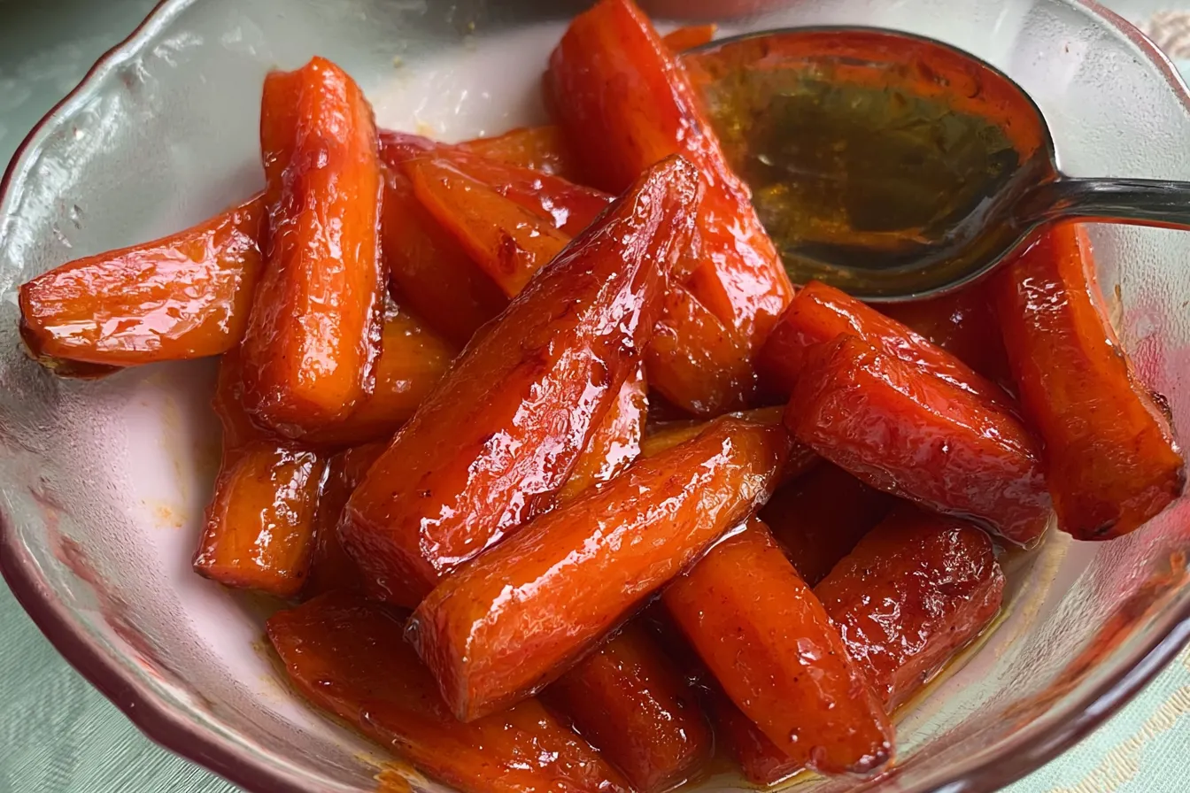 Sweet and Spicy Glazed Carrots