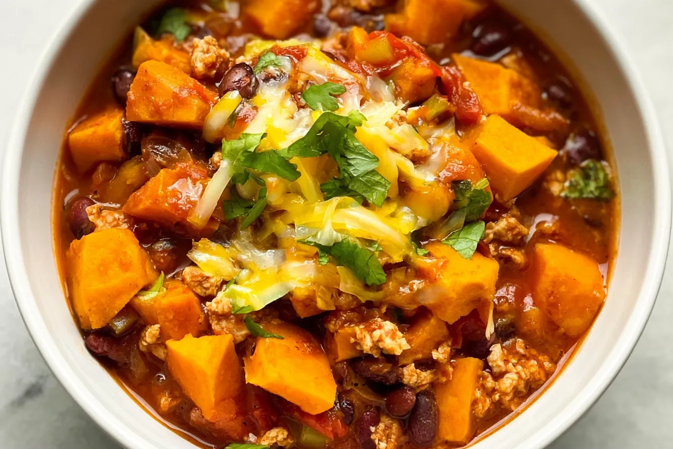 Turkey and Sweet Potato Chili