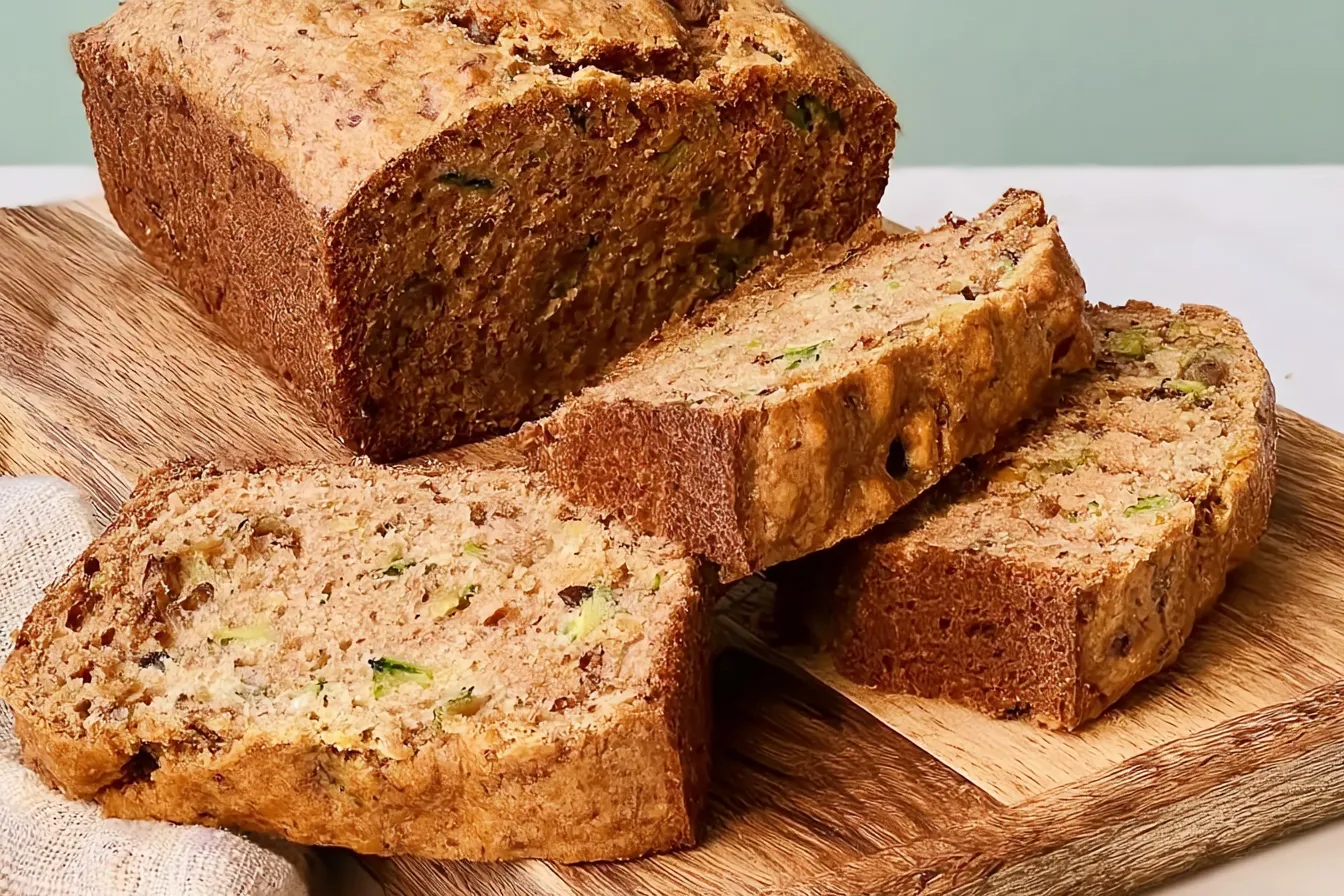Homemade Zucchini Bread Fresh Out of the Oven
